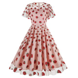 1950S White Lace Overlay Short Sleeve Sweetheart Neckline Vintage Swing Dress